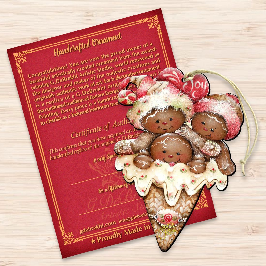 The Greatest Season Wooden Ornaments by Jamie Mills-Price - Christmas Decor - 8457512-MP