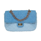 Small Shoreline Flap - Two Tone Blue
